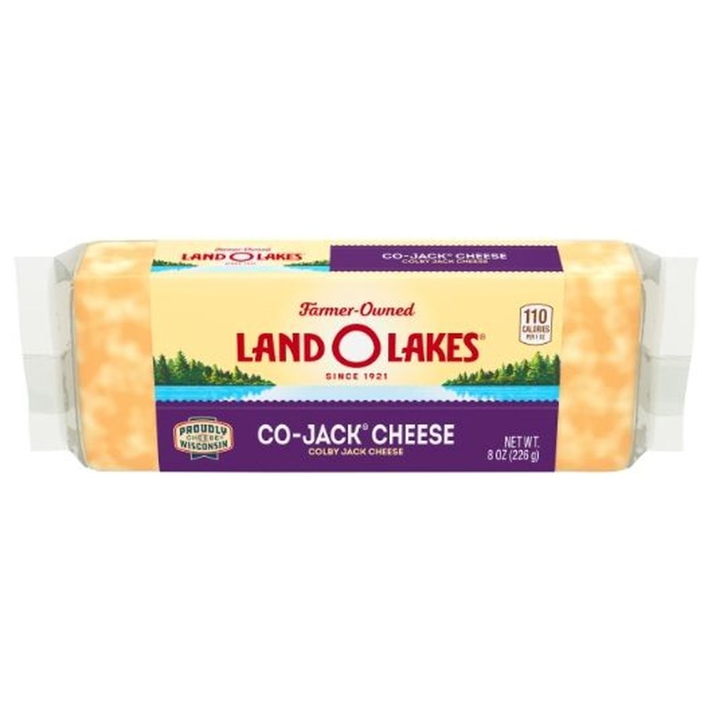 Land O Lakes Colby Jack Cheese Chunk, 8 Ounce - 14 per case