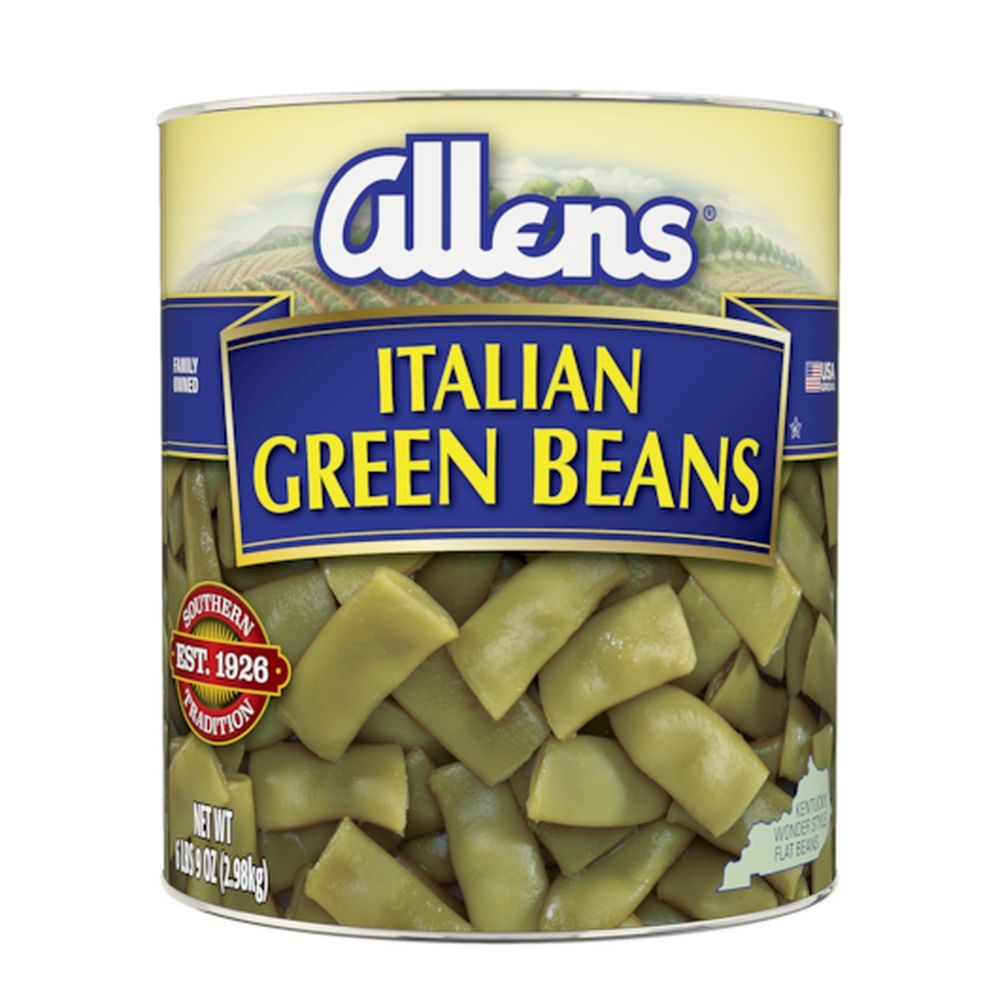 Allen Italian Cut Green Bean, 105 Ounce Can -- 6 per case