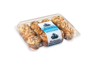 Multifoods Blueberry Mini Muffin, 6.56 Pound.