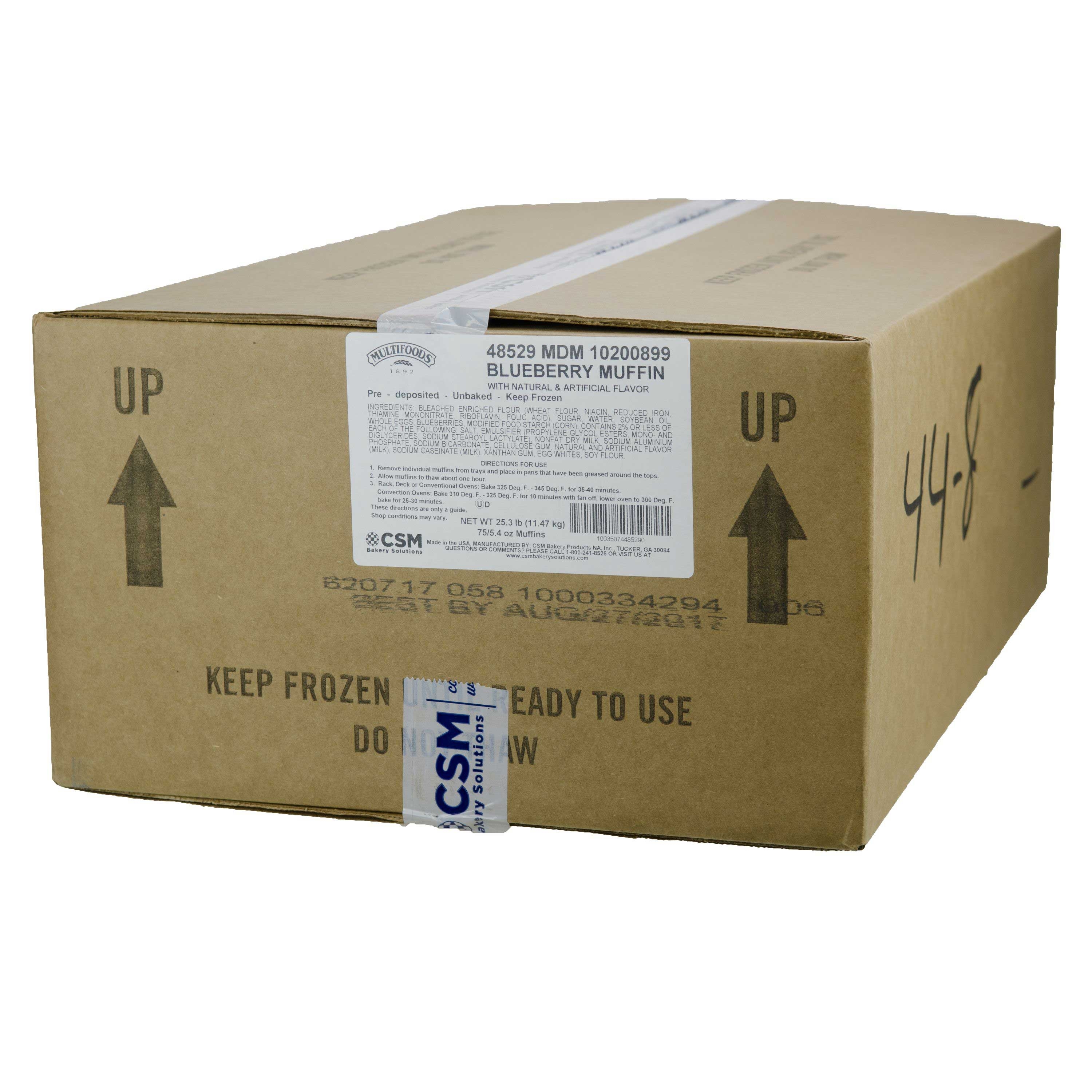 Multifoods Pre Deposited Blueberry Muffin, 25.3 Pound.