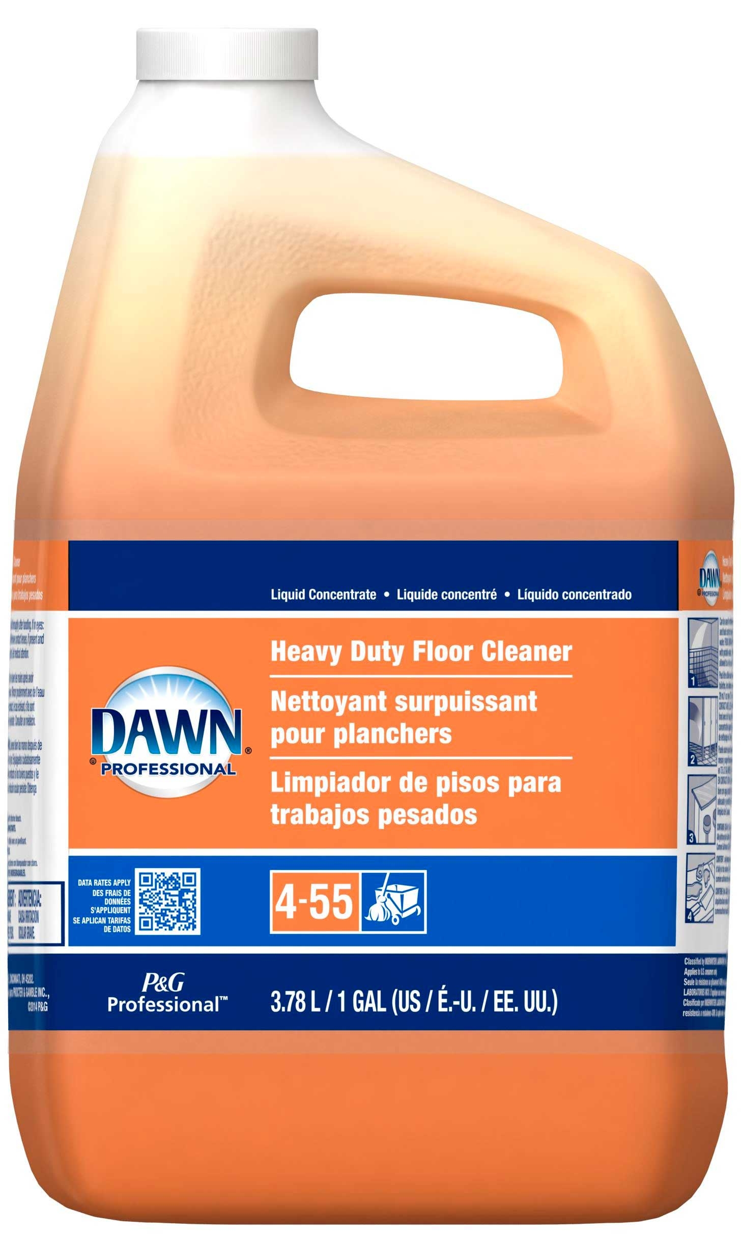 Dawn Heavy Duty Floor Cleaner Liquid Concentrate, 1 Gallon -- 3 per case.