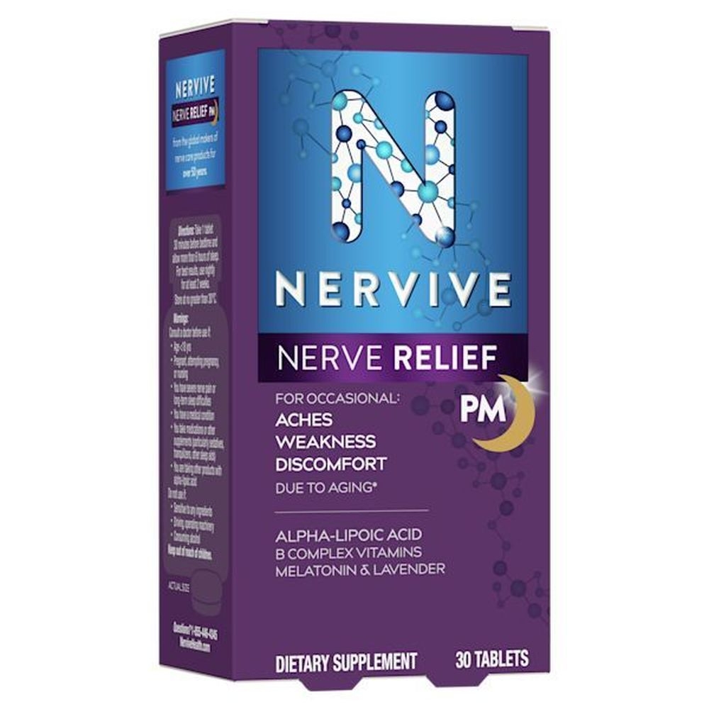 Nervive Nerve Relief Tablets, 30 count -- 12 per case
