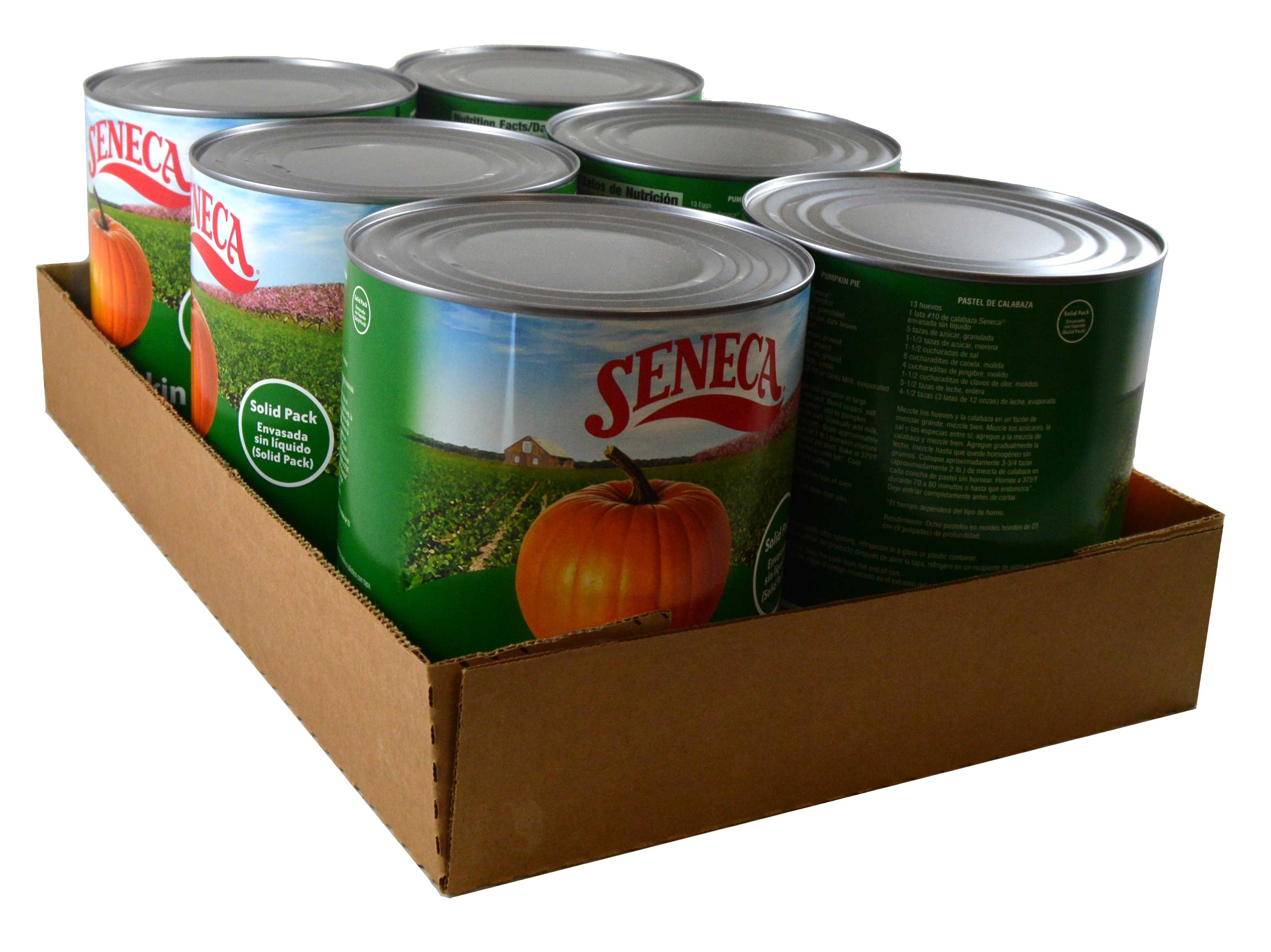 Seneca Solid Pack Pumpkin  -  no.10 can, 6 cans per case