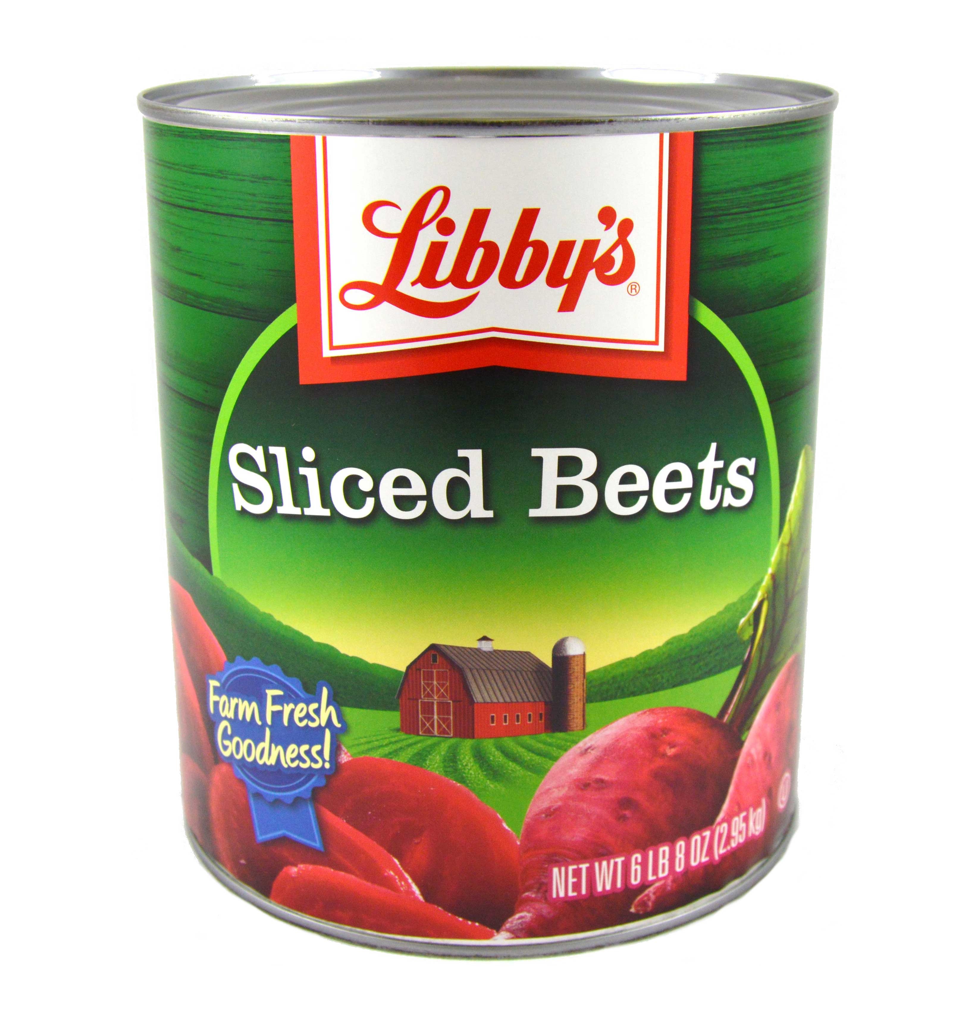 Libby's Medium Fancy Sliced Beets, 104 Ounce -- 6 per case