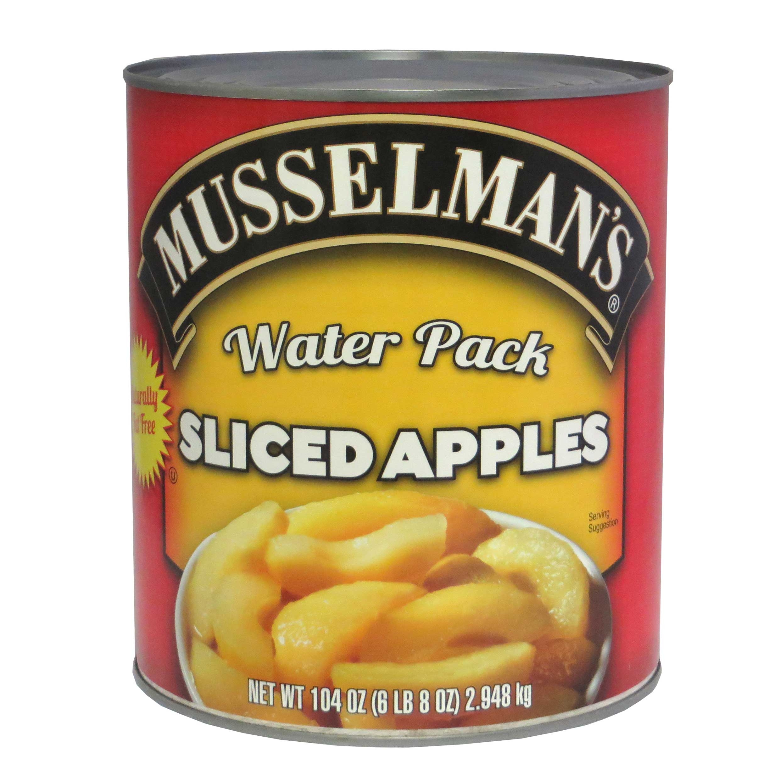 Knouse Foods Musselmans Sliced Apple, 104 Ounce -- 6 per case.