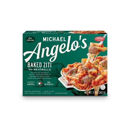 Michael Angelos Baked Ziti with Meatballs, 11 Ounce -- 8 per case