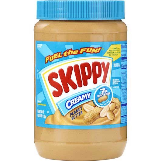Skippy Creamy Peanut Butter, 40 Ounce -- 8 per case