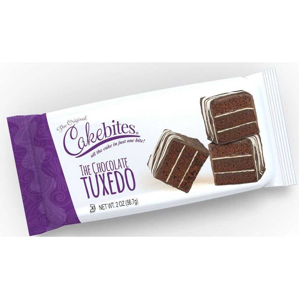 Cookies United The Chocolate Tuxedo Cakebites, 2 Ounce -- 768 per case.