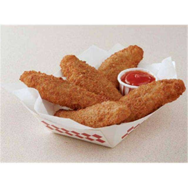 Brakebush Child Nutrition Whole Grain Breaded Chicken Breast Strip, 5 Pound -- 2 per case