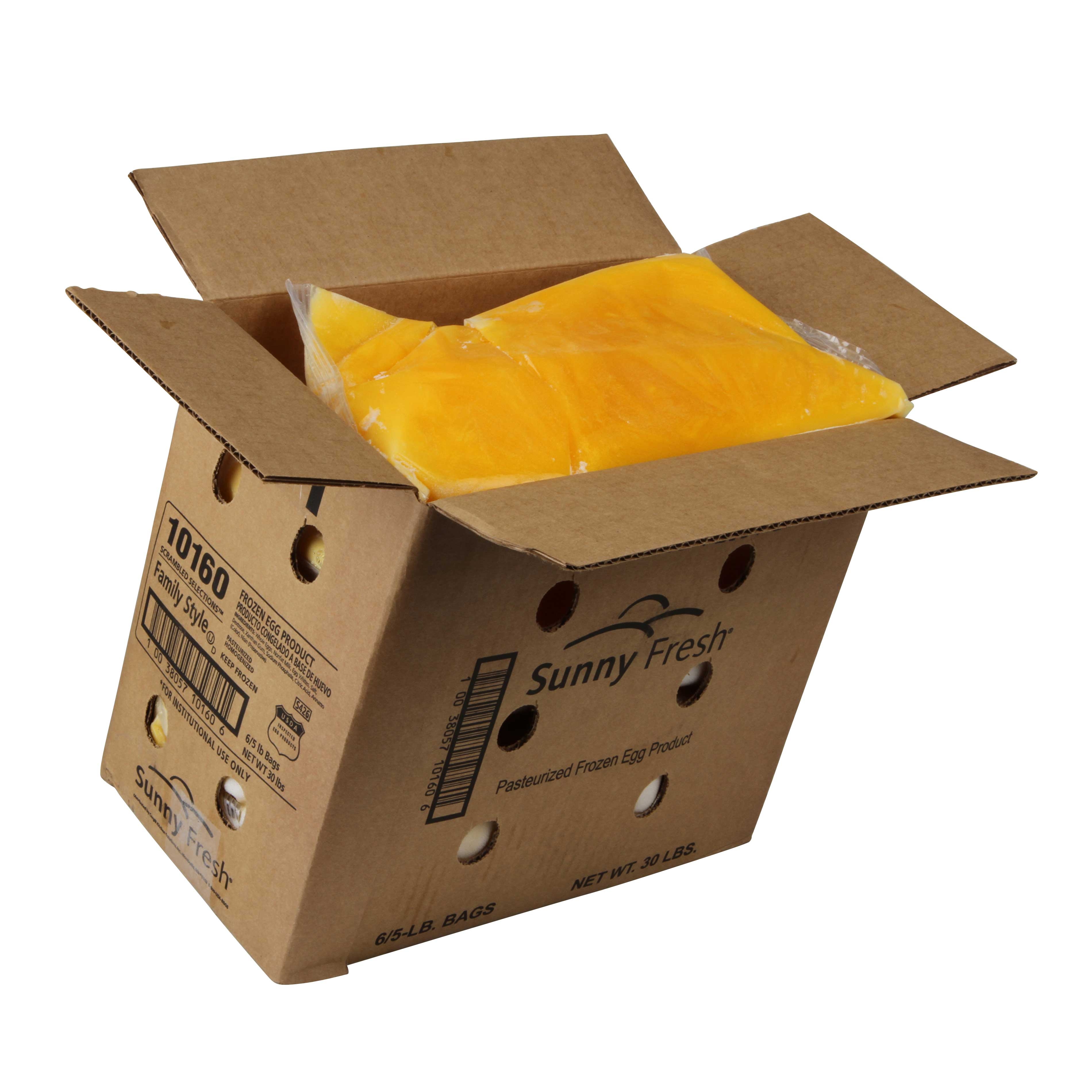 Cargill Original Gold Country Blend Scrambled Whole Liquid Egg, 5 Pound -- 6 bags per case.