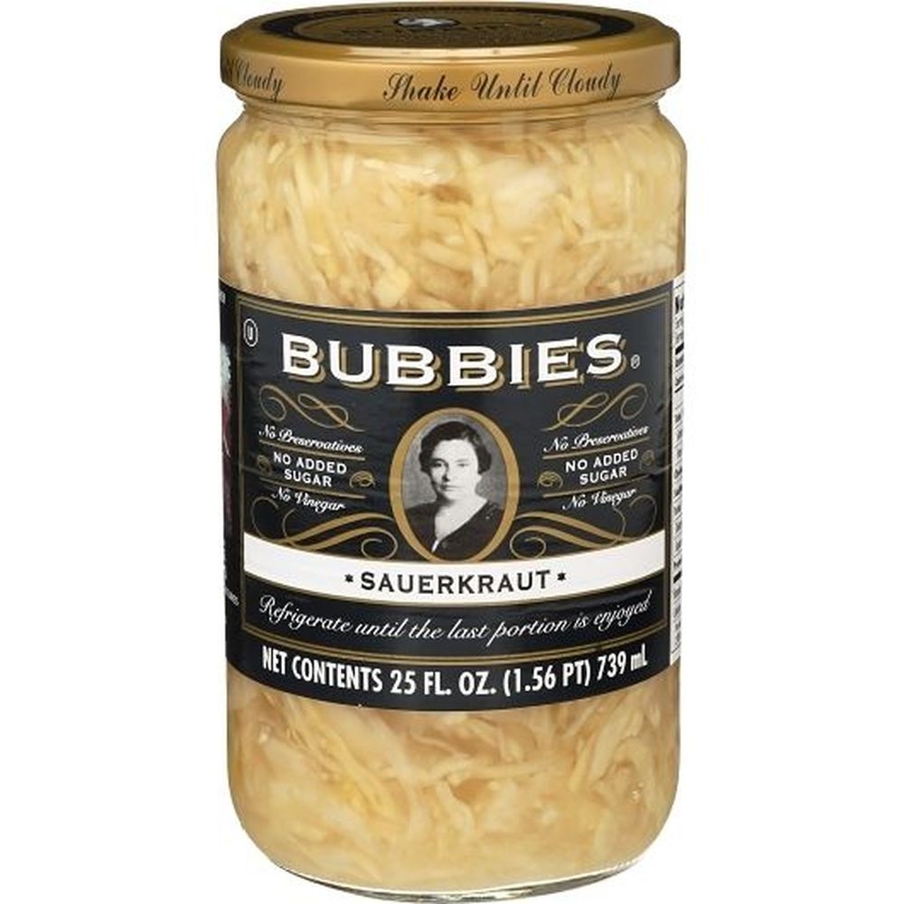 Bubbies Sauerkraut, 25 Fluid Ounce - 6 per case