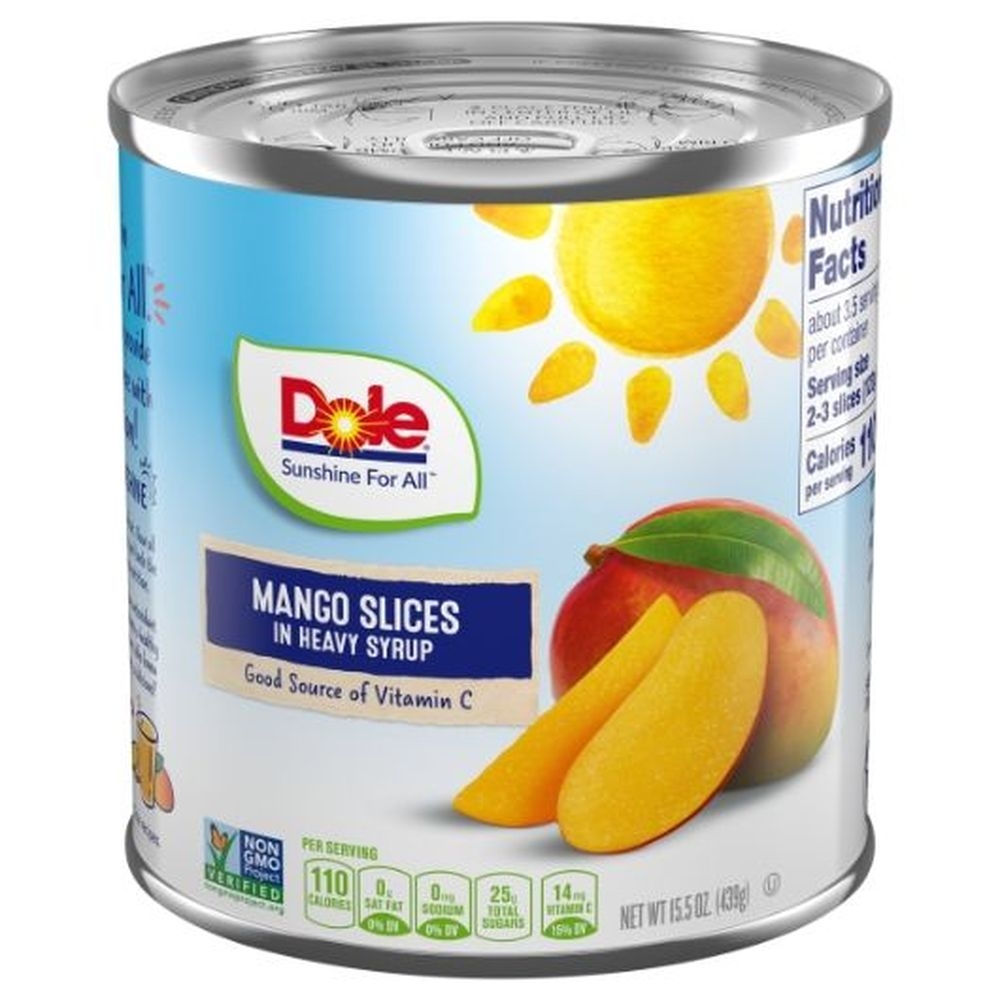 Dole Mango Slices in Heavy Syrup, 15.5 Ounce -- 12 per case