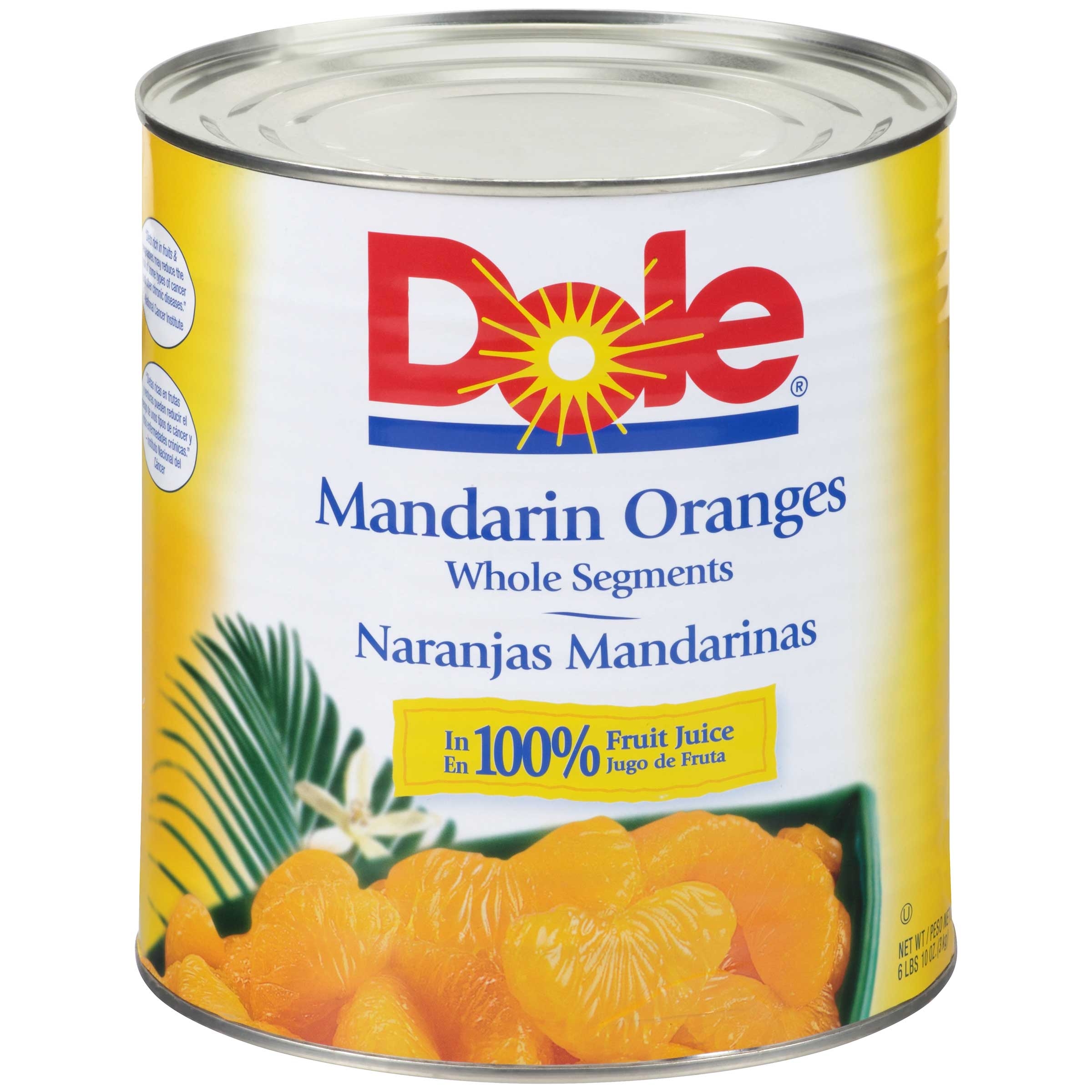Dole Mandarin Orange Fruit in Juice, 106.187 Ounce -- 6 per case.
