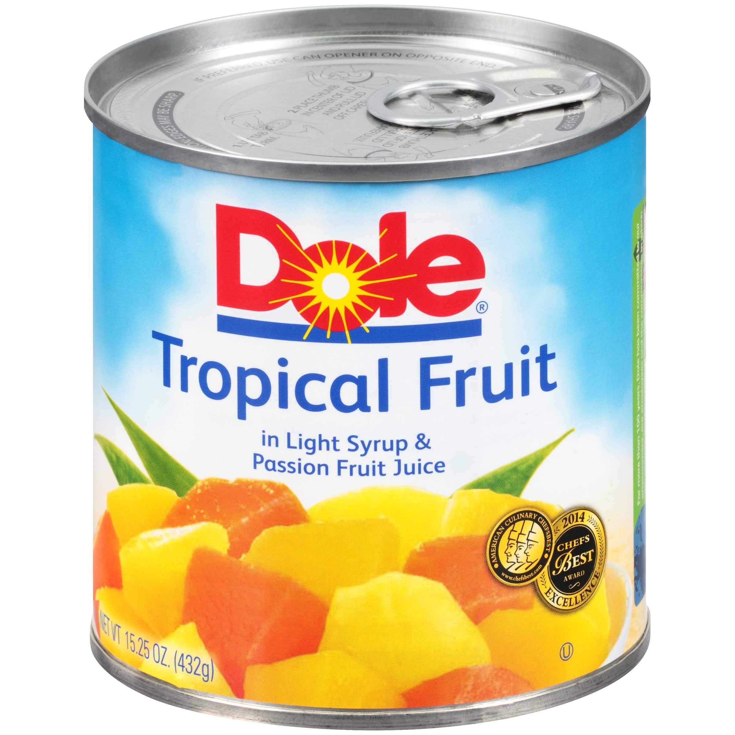 Dole Tropical Fruit Salad, 15.25 Ounce -- 12 per case.