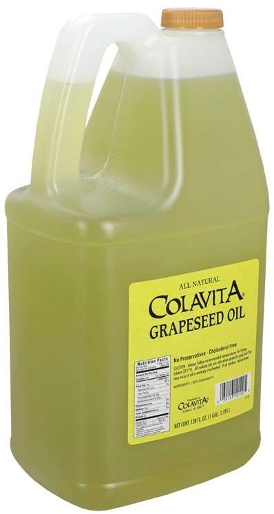 Colavita Grapeseed Oil, 1 Gallon Plastic Jug -- 6 per case
