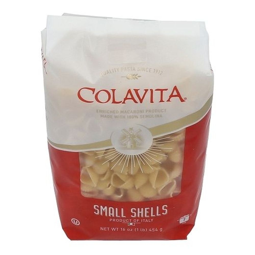 Colavita Small Shells Pasta, 1 Pound -- 20 per case