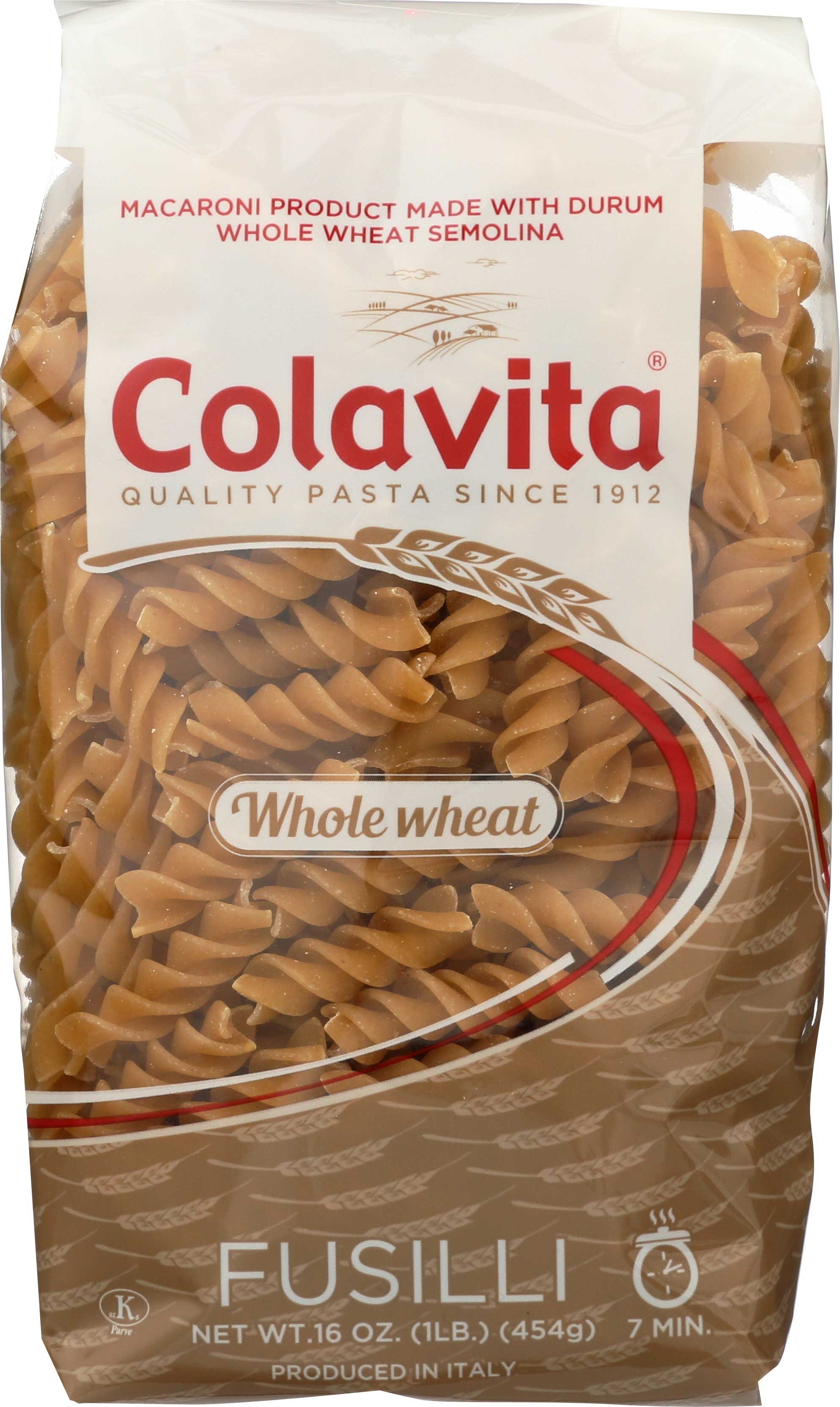 Colavita Bulk Whole Wheat Cut Fusilli Pasta , 10 Pound -- 2 per case