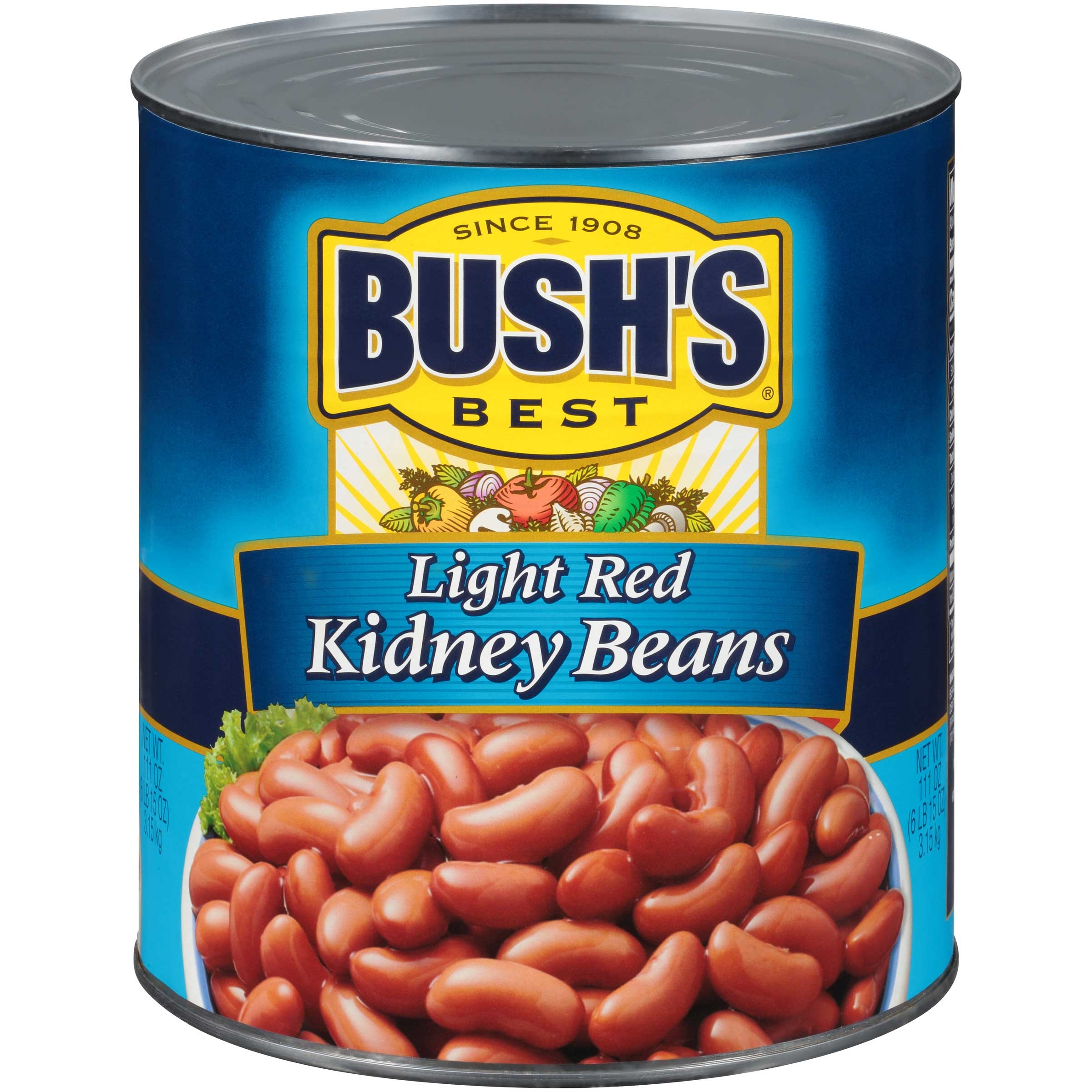 Bushs Best Bean Light Red Kidney Sauce, 111 Ounce -- 6 Case