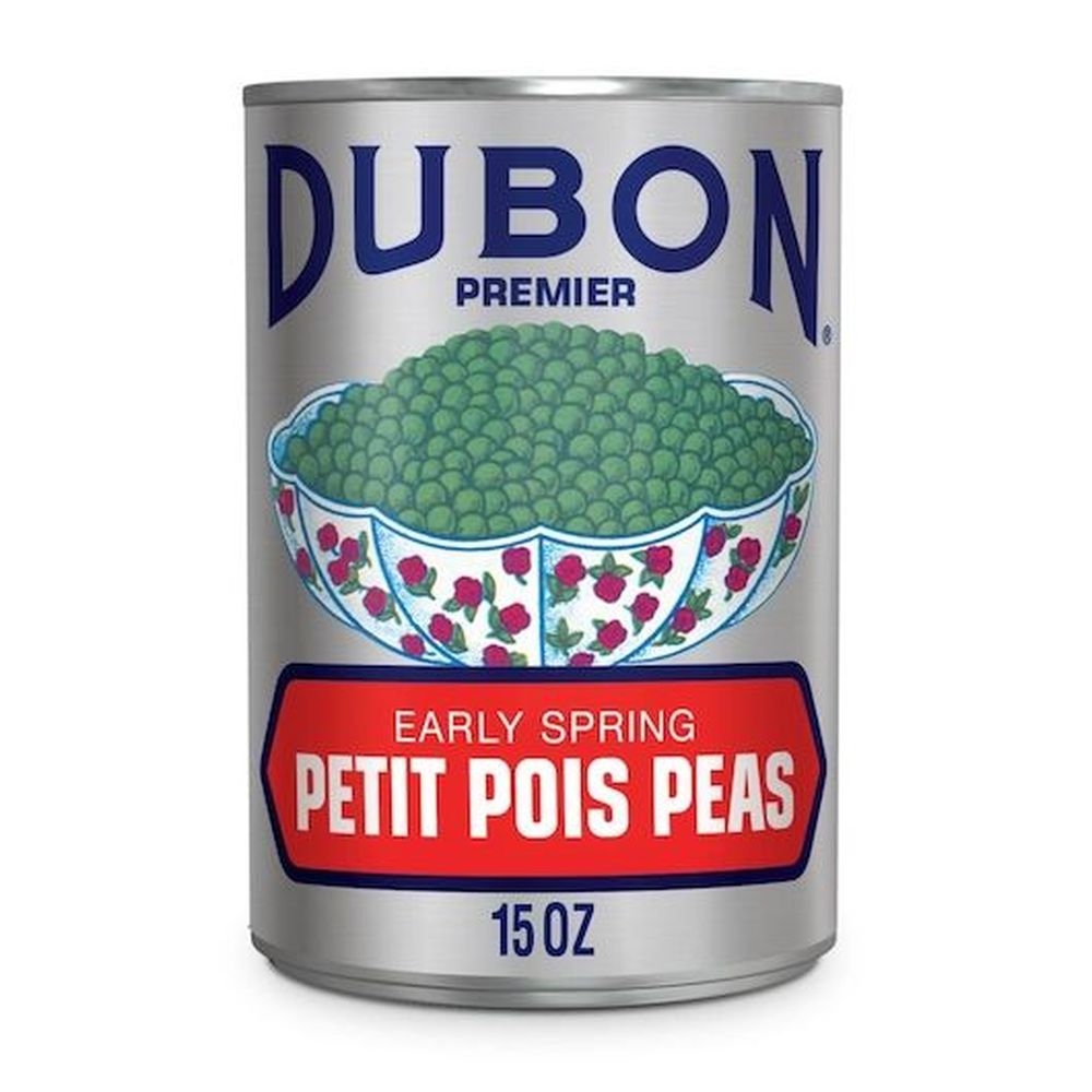 Dubon Early Spring Petit Pois Green Peas, 15 Ounce -- 12 per case