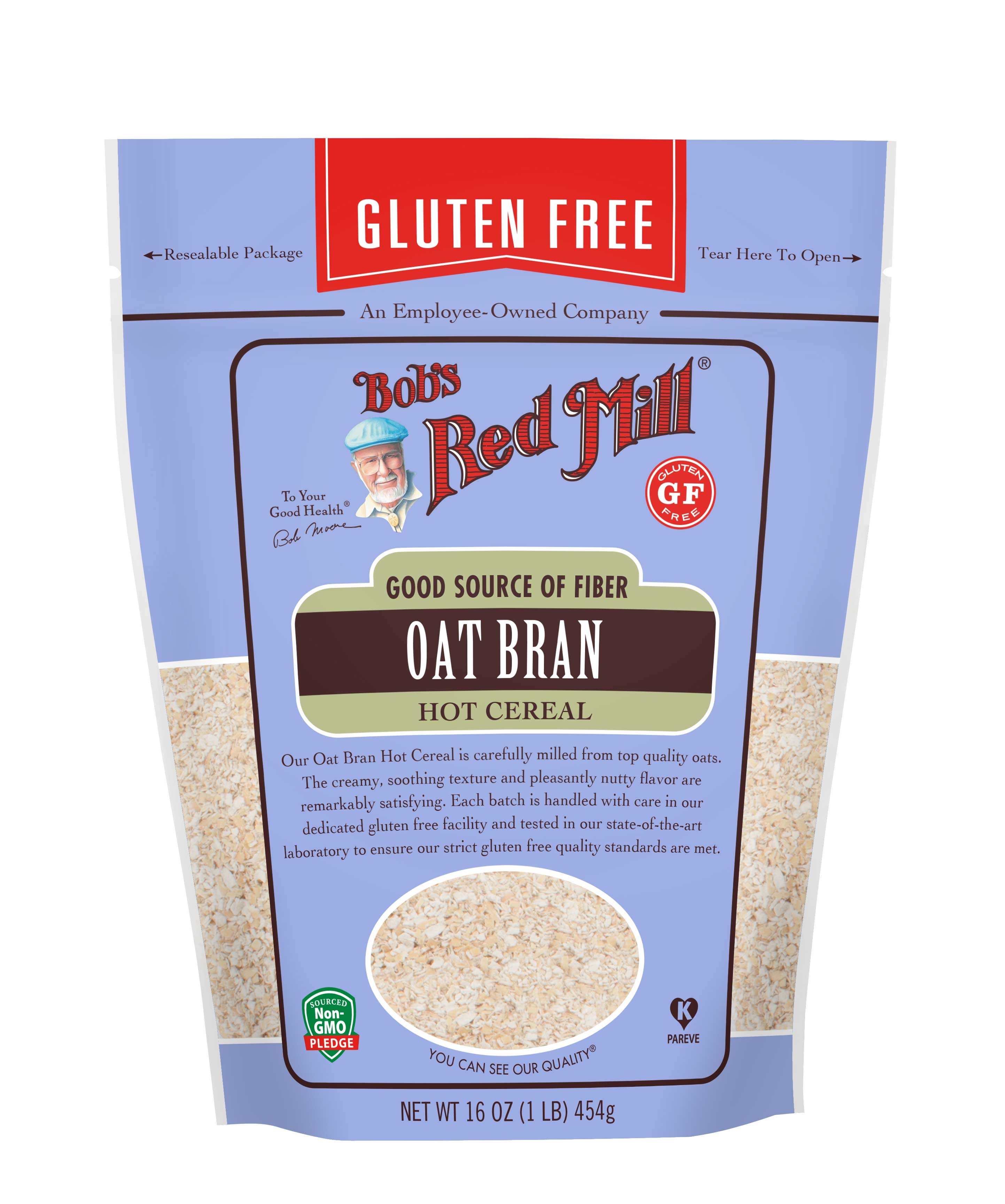 Bobs Red Mill Gluten Free Oat Bran, 16 Ounce -- 4 per case.