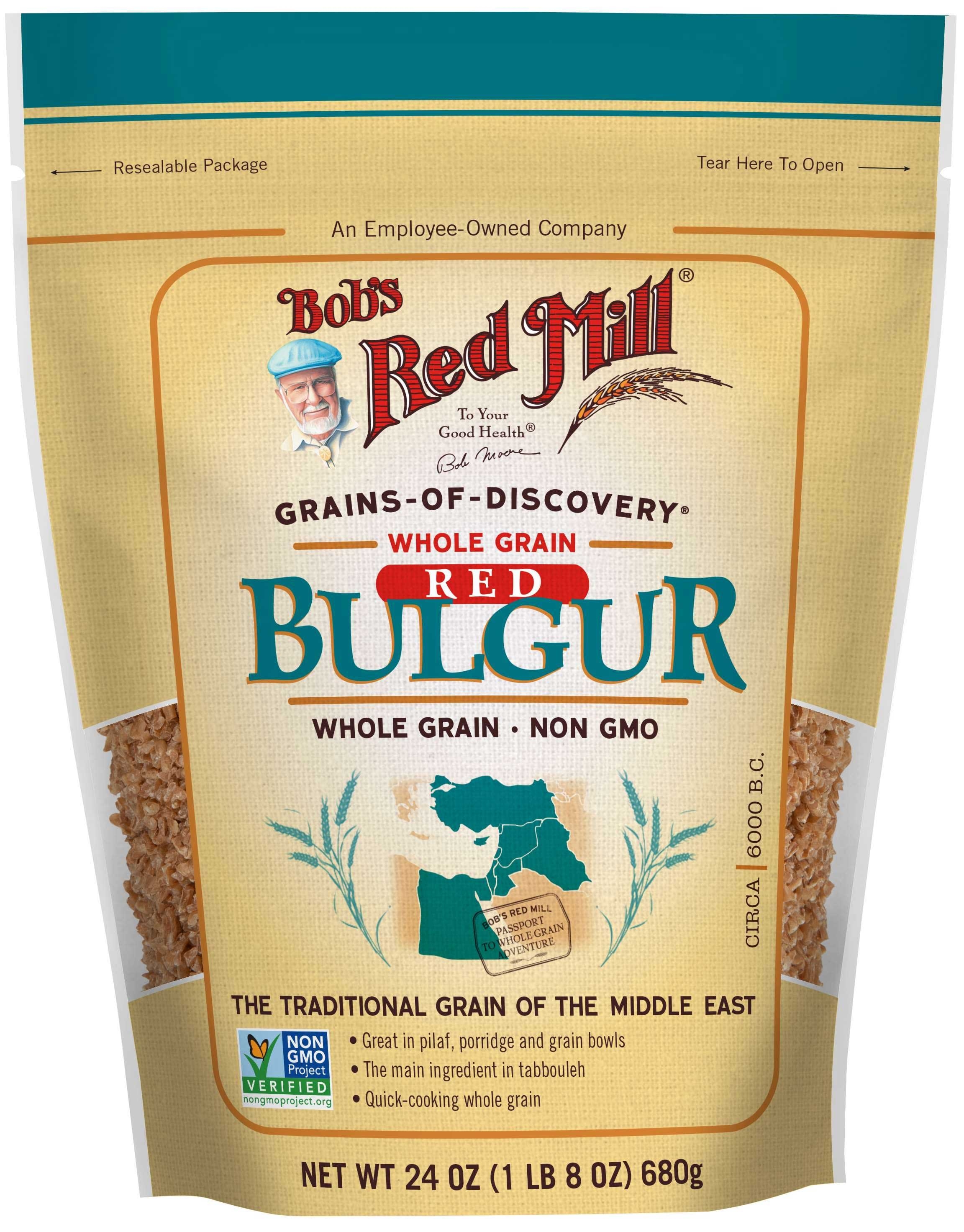 Bobs Red Mill Red Bulgur, 24 Ounce -- 4 per case