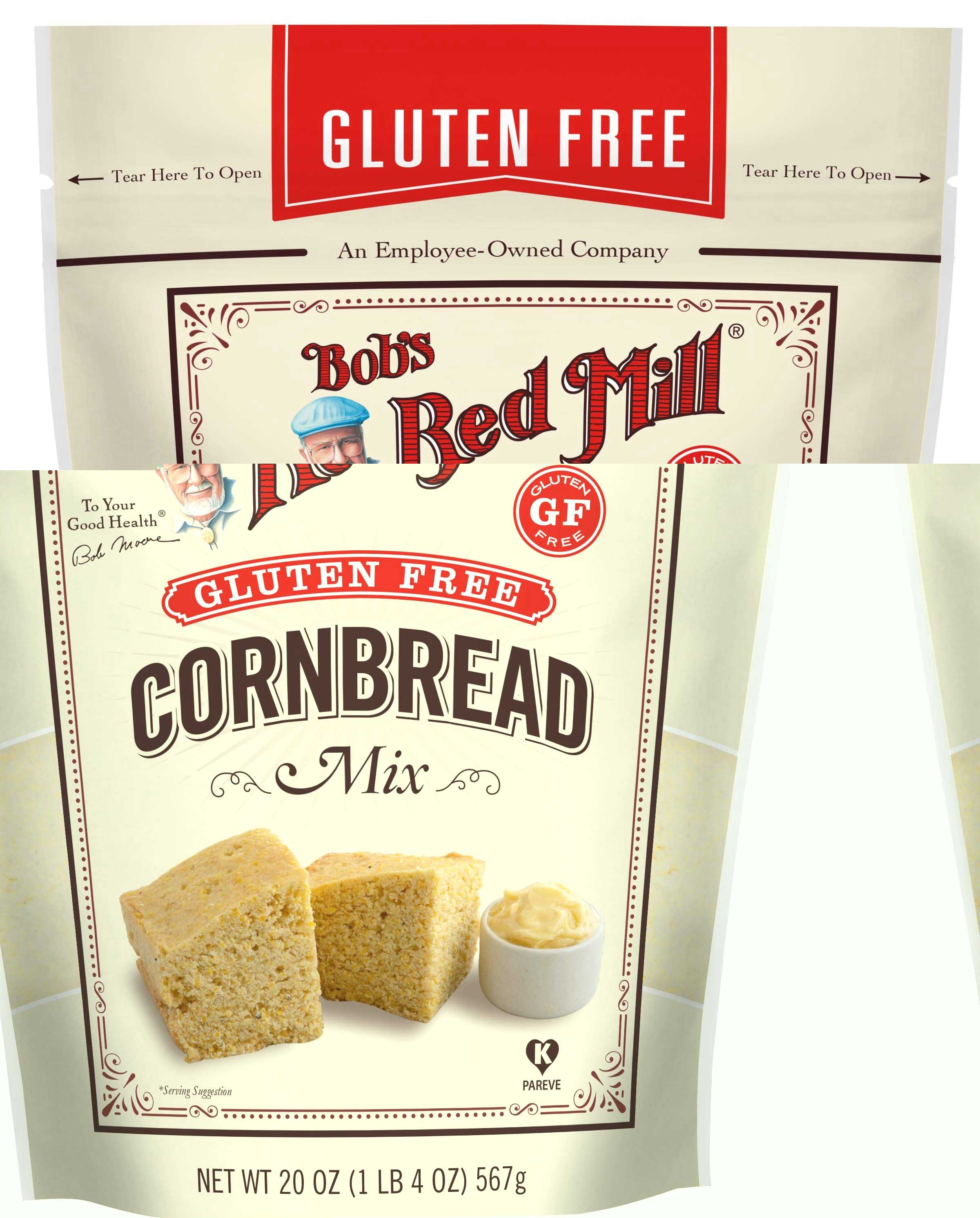 Bobs Red Mill Gluten Free Cornbread Mix, 20 Ounce -- 4 per case