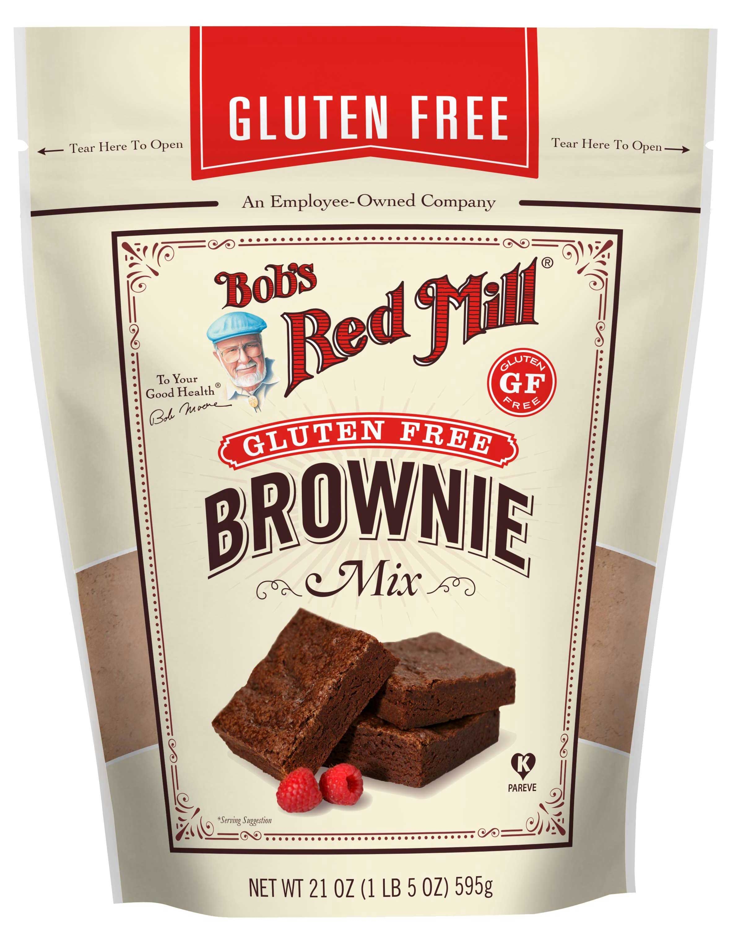 Bobs Red Mill Gluten Free Brownie Mix, 21 Ounce -- 4 per case