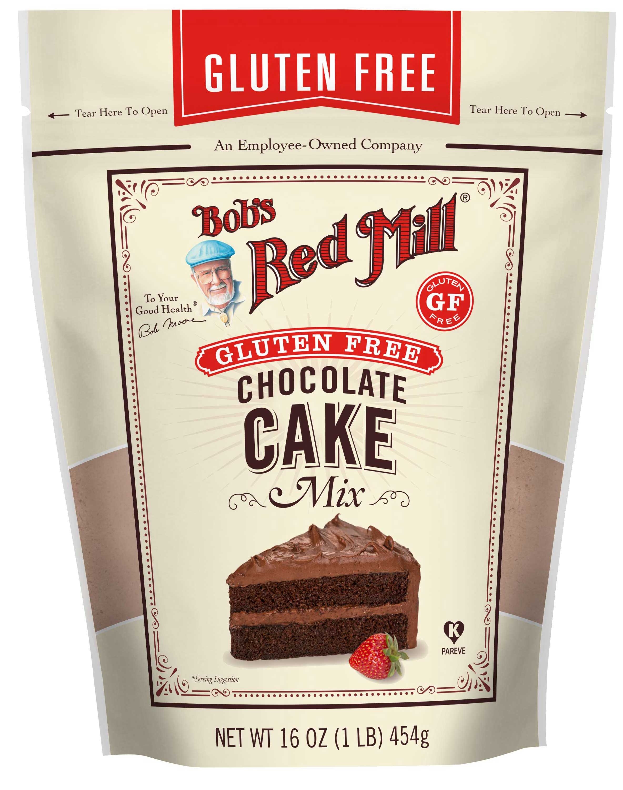 Bobs Red Mill Gluten Free Chocolate Cake Mix, 16 Ounce -- 4 per case