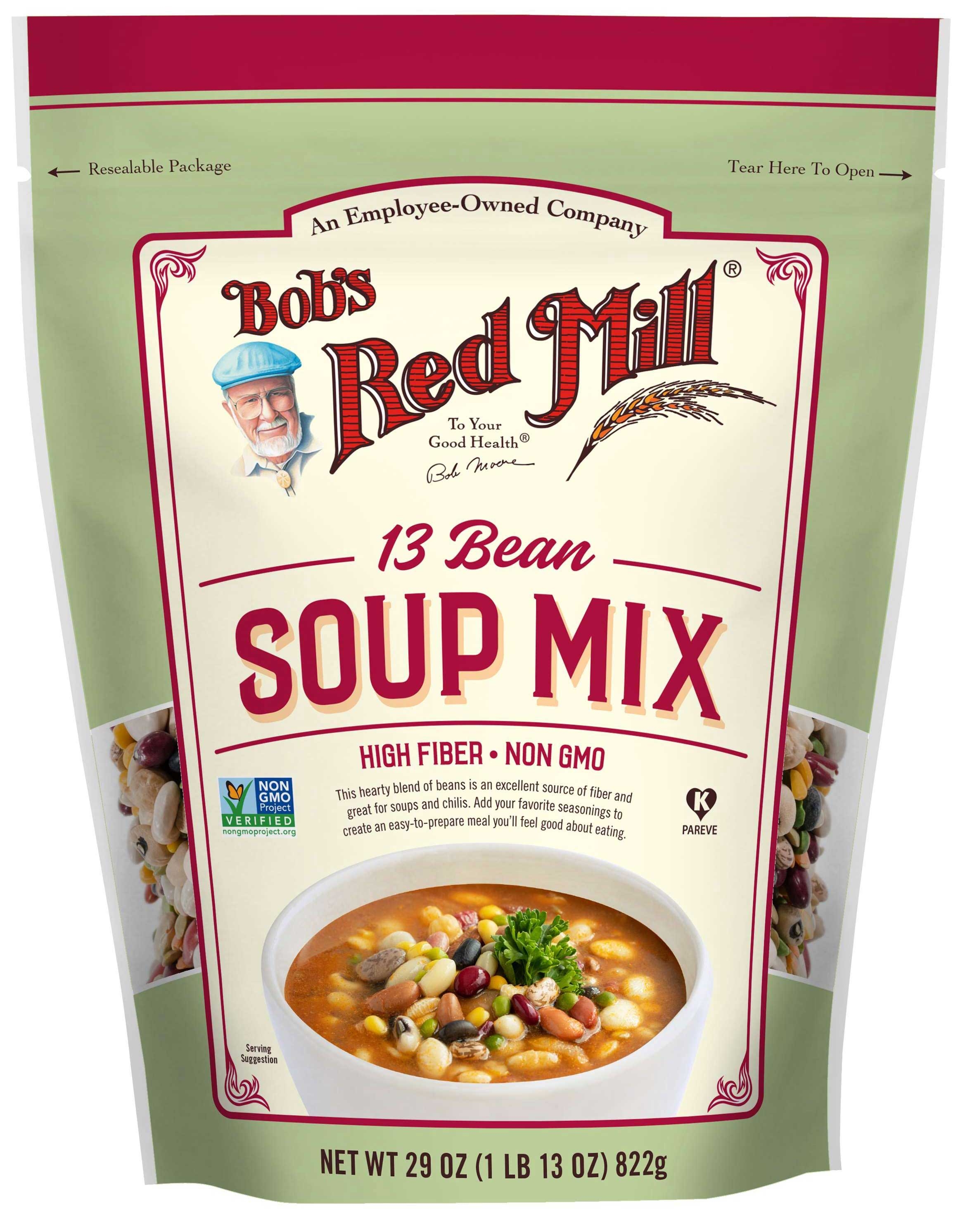 Bobs Red Mill 13 Bean Soup Mix, 29 Ounce -- 4 per case