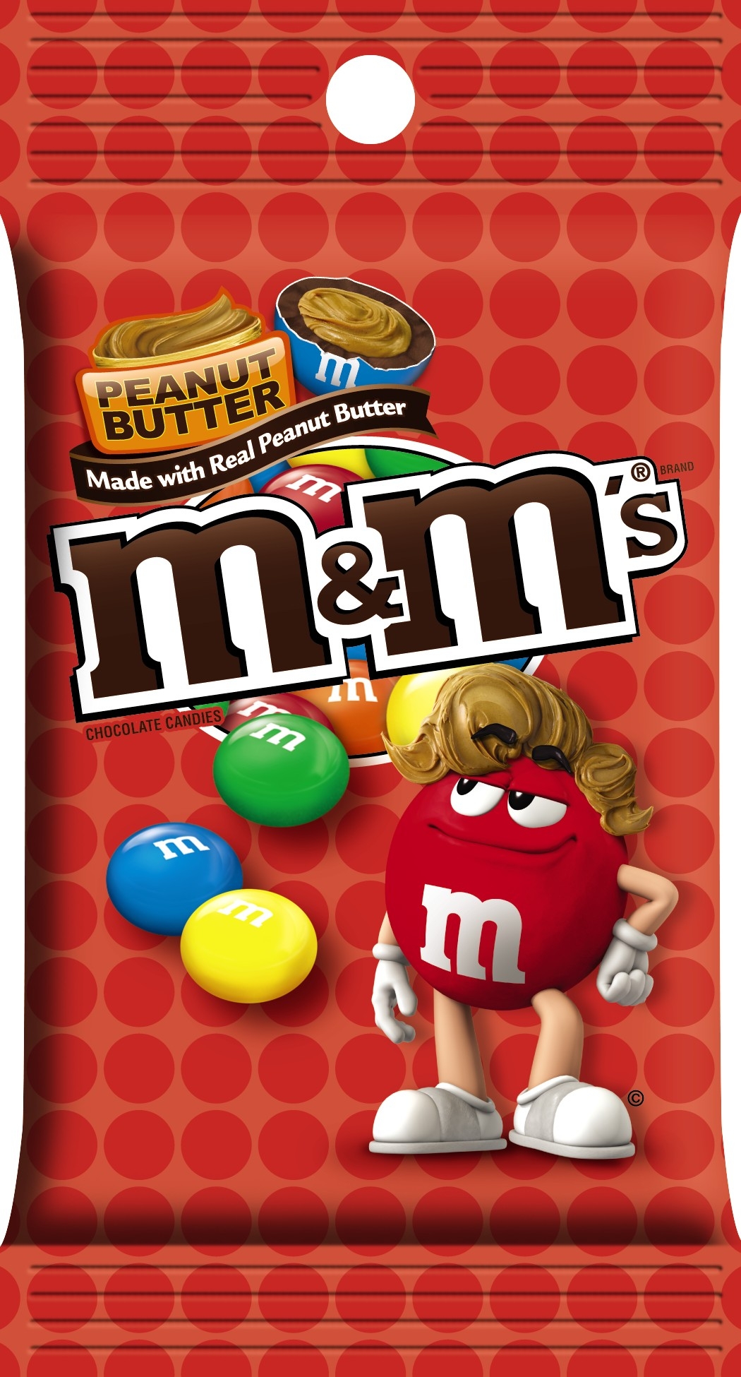 M and Ms Peanut Butter Chocolate Candy, 5.1 Ounce -- 12 per case.