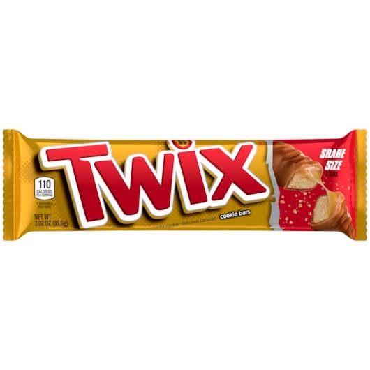 Twix Caramel King Size Candy Bar, 3.02 Ounces - 24 per box -- 6 per case