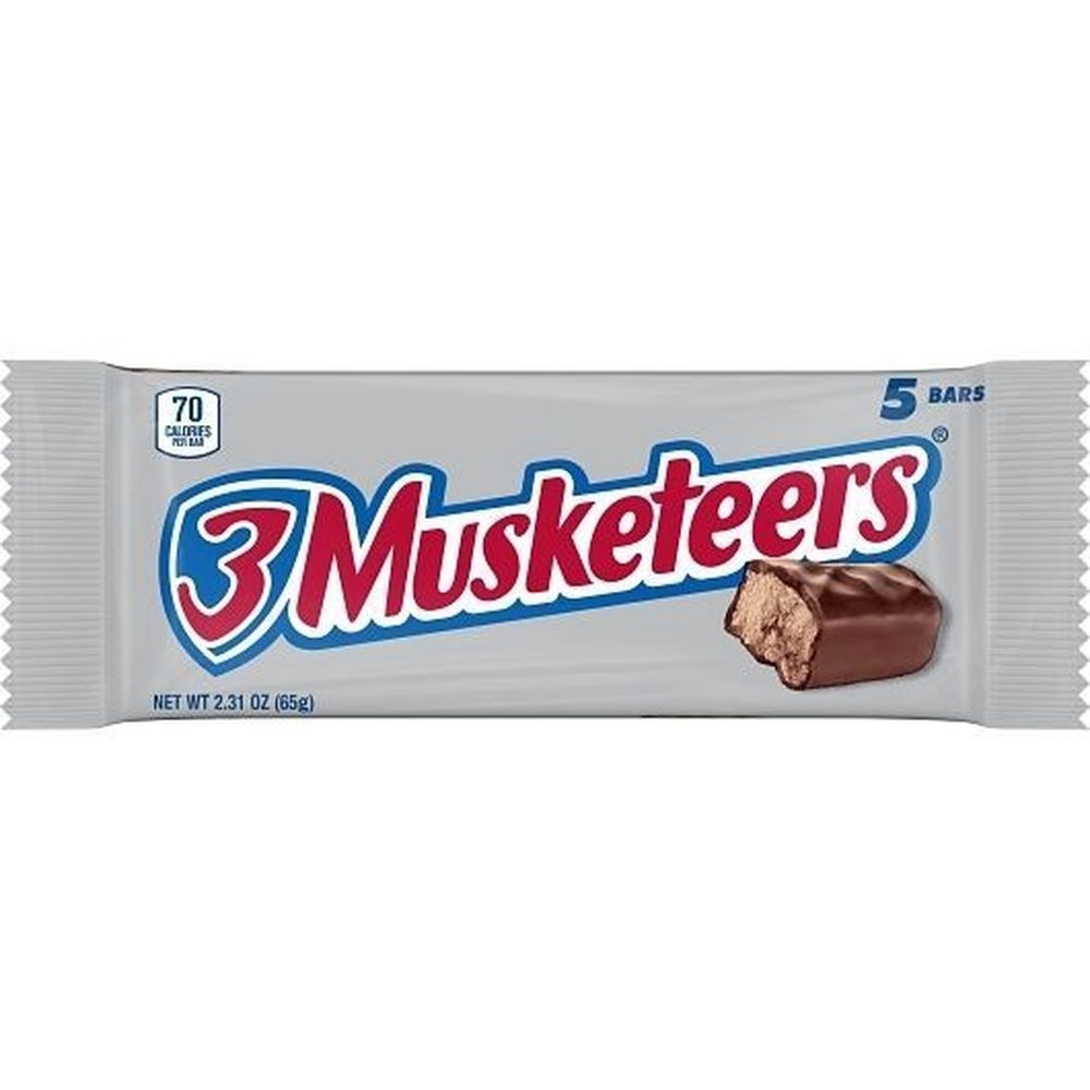 3 Musketeers Funsize Chocolate Bar, 2.31 Ounce -- 24 per case