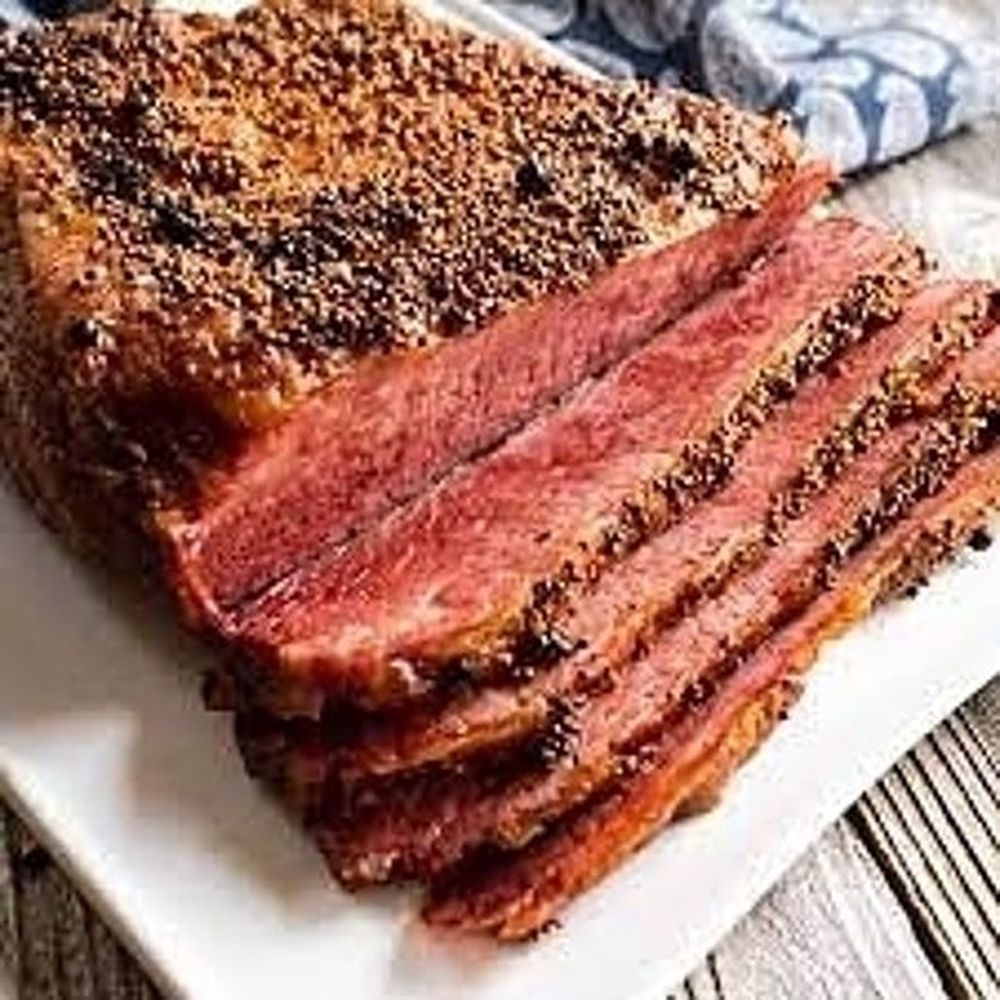 Certified Angus Beef Halal Smoked Beef Brisket, 10 Pound - 2 per case