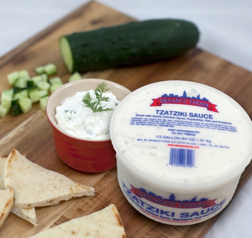 Devanco Tzatziki Sauce, 0.5 Gallon -- 4 per case.