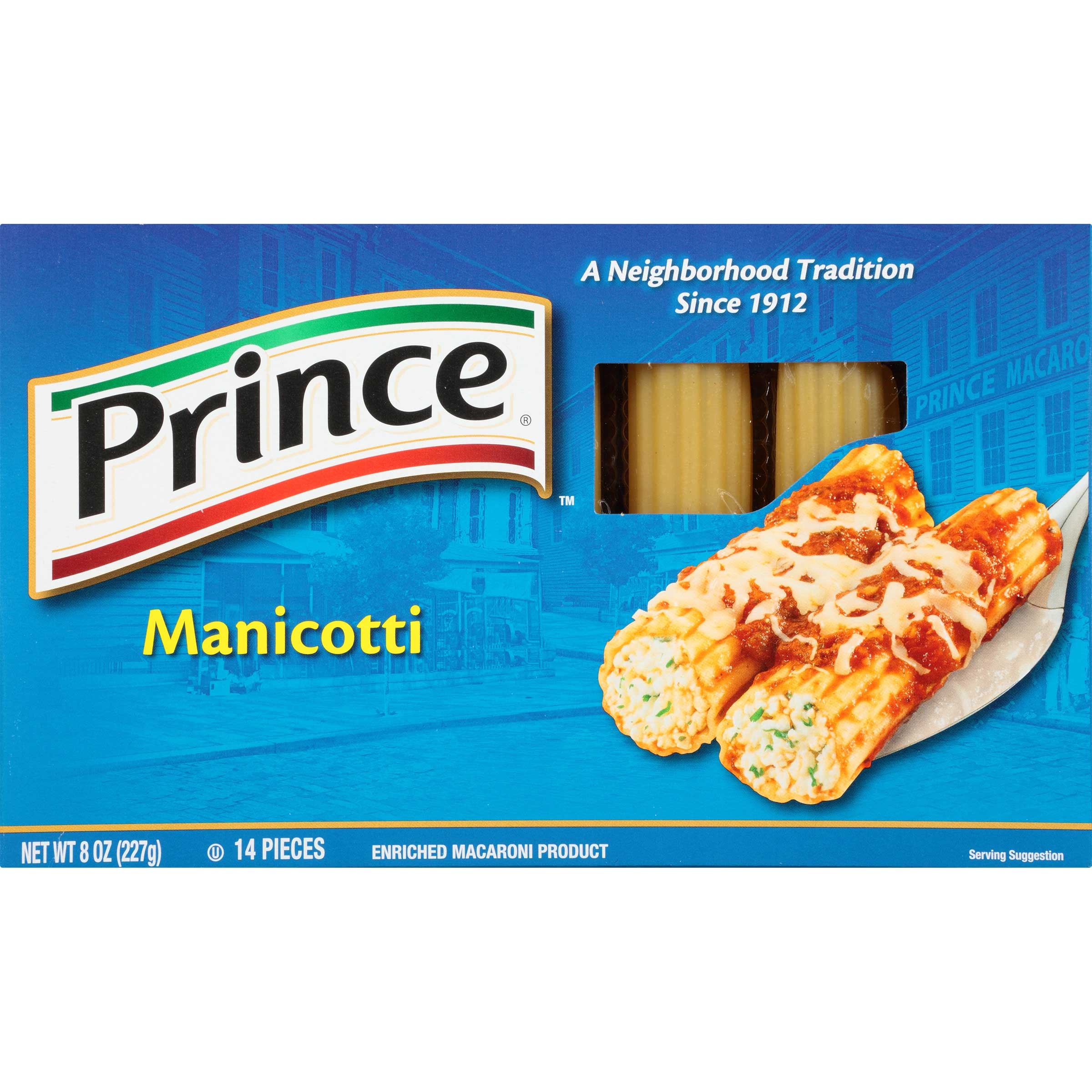 Prince Manicotti Pasta, 8 Ounce -- 12 Case
