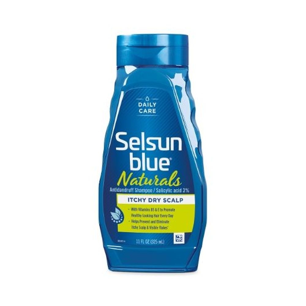 Selsun Blue Naturals Itchy Dry Scalp Dandruff Shampoo, 11 Fluid Ounce -- 24 per case