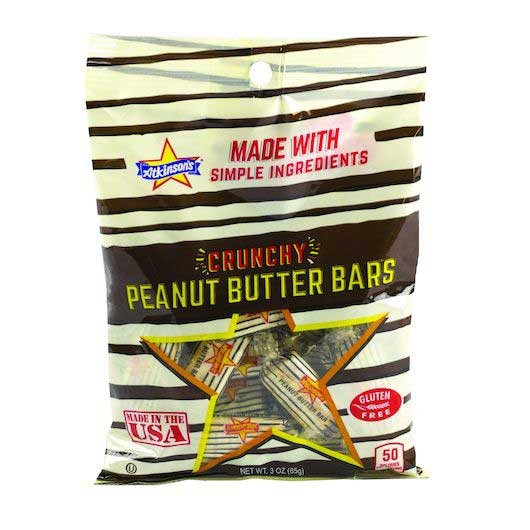 Atkinson Crunchy Peanut Butter Bar - Peg Bag, 3 Ounce -- 12 per case