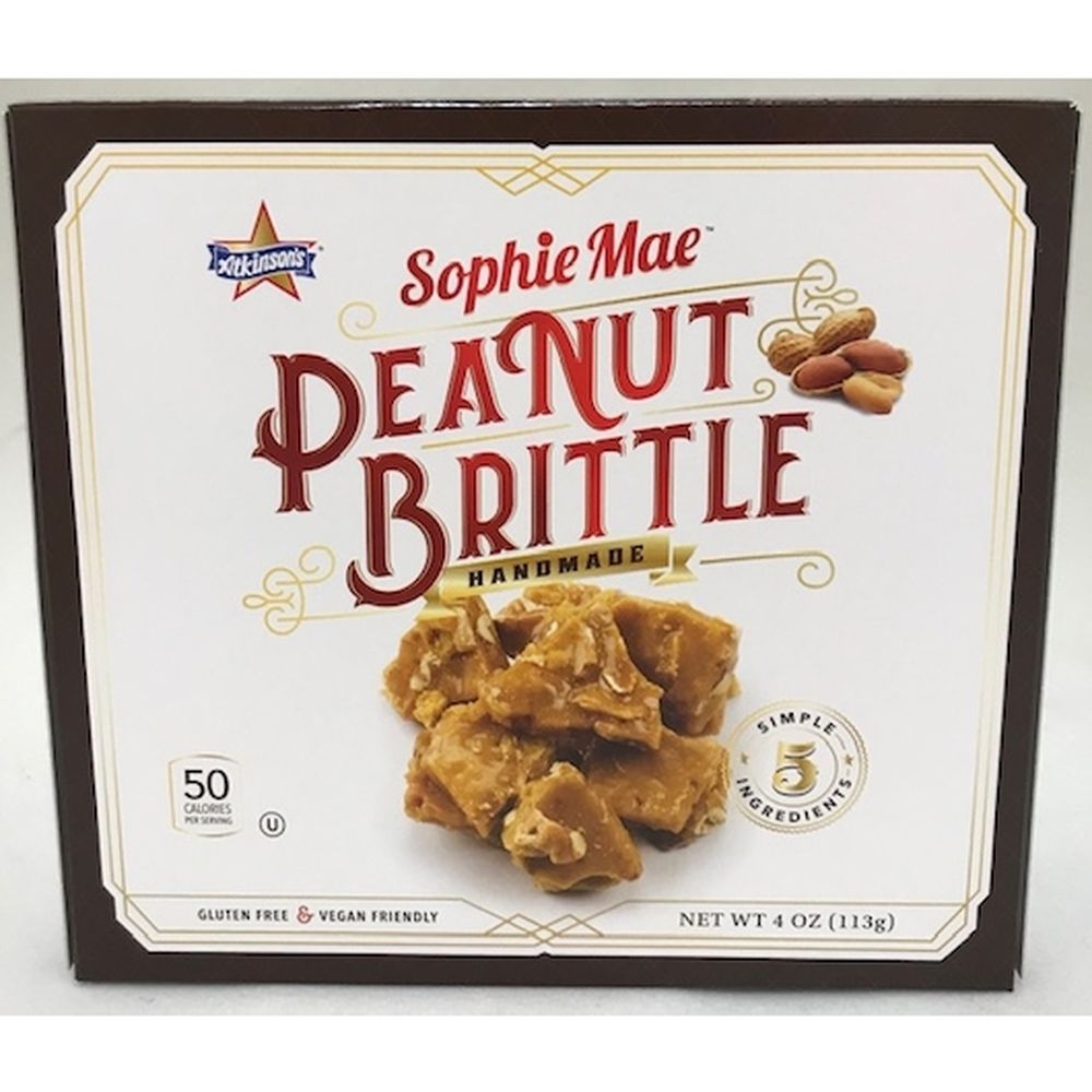 Sophie Mae Peanut Brittle Box, 4 Ounce -- 24 per case