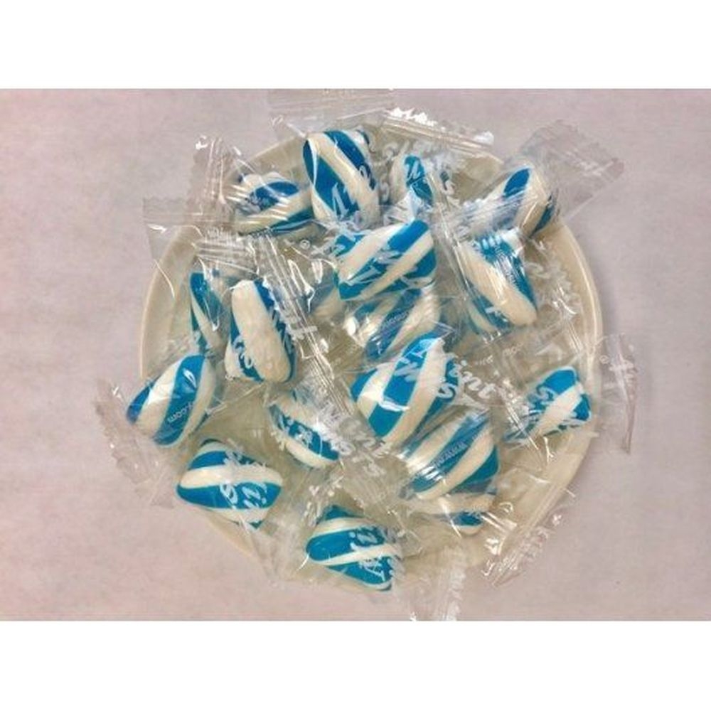 Mint Twists Light Blue and White Candy, 25 Pound