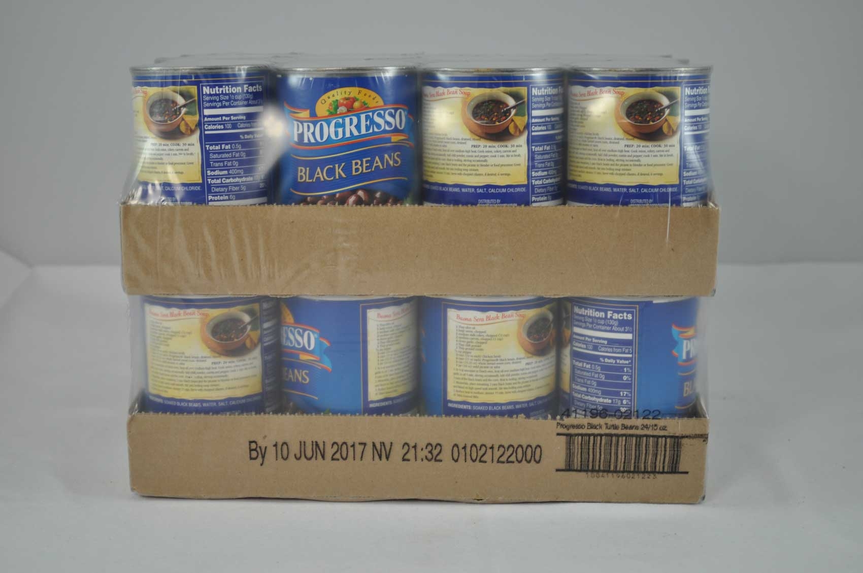 Progresso Black Beans -- 15 Ounce Cans/ 24 Cans per case