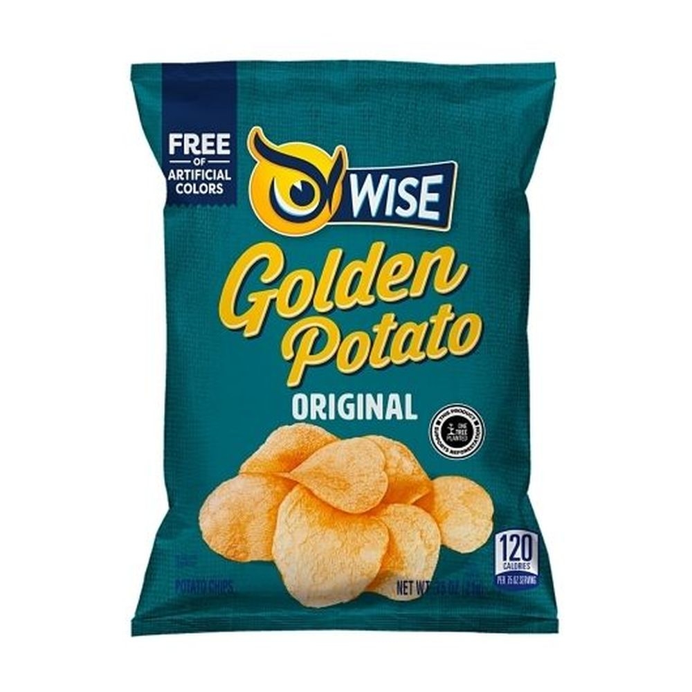 Wise Golden Original Salted Potato Chips, 0.75 Ounce - 72 per case