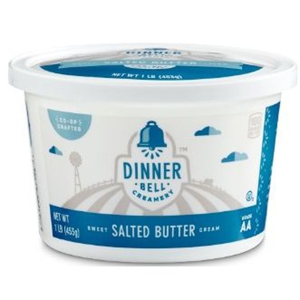 Dinner Bell Creamery Salted Butter, 1 Pound - 36 per case