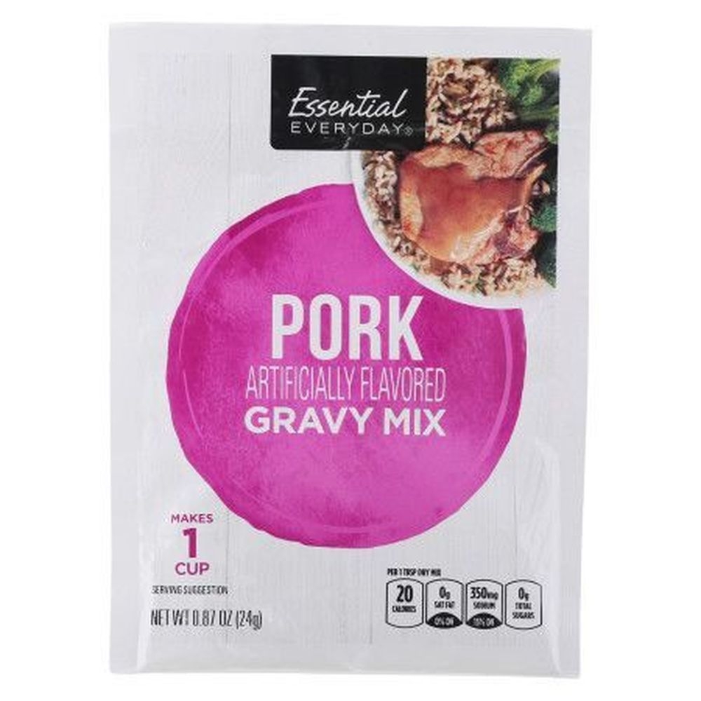 Everyday Essentials Pork Gravy Mix, 0.87 Ounce - 24 per case