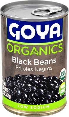 Goya Organic Black Beans, 15.5 Ounce -- 24 per case.