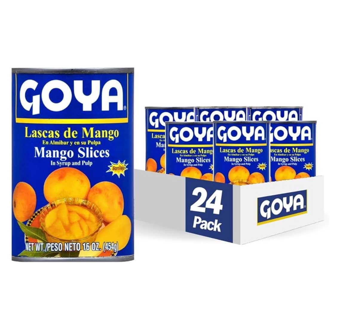 Goya Mango Slices with Pulp In Syrup, 16 Ounce -- 24 per case
