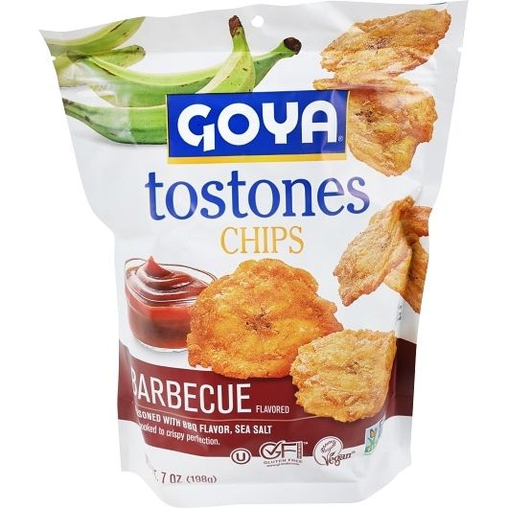Goya Barbecue Flavored Tostones Chips, 7 Ounce -- 6 per case