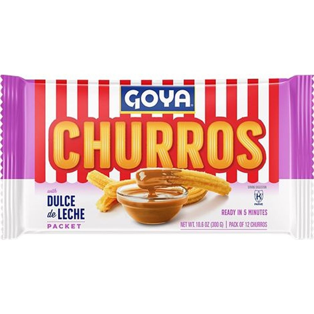 Goya Churros with Dulce de Leche Sauce, 10.6 Ounce Packet -- 12 per case
