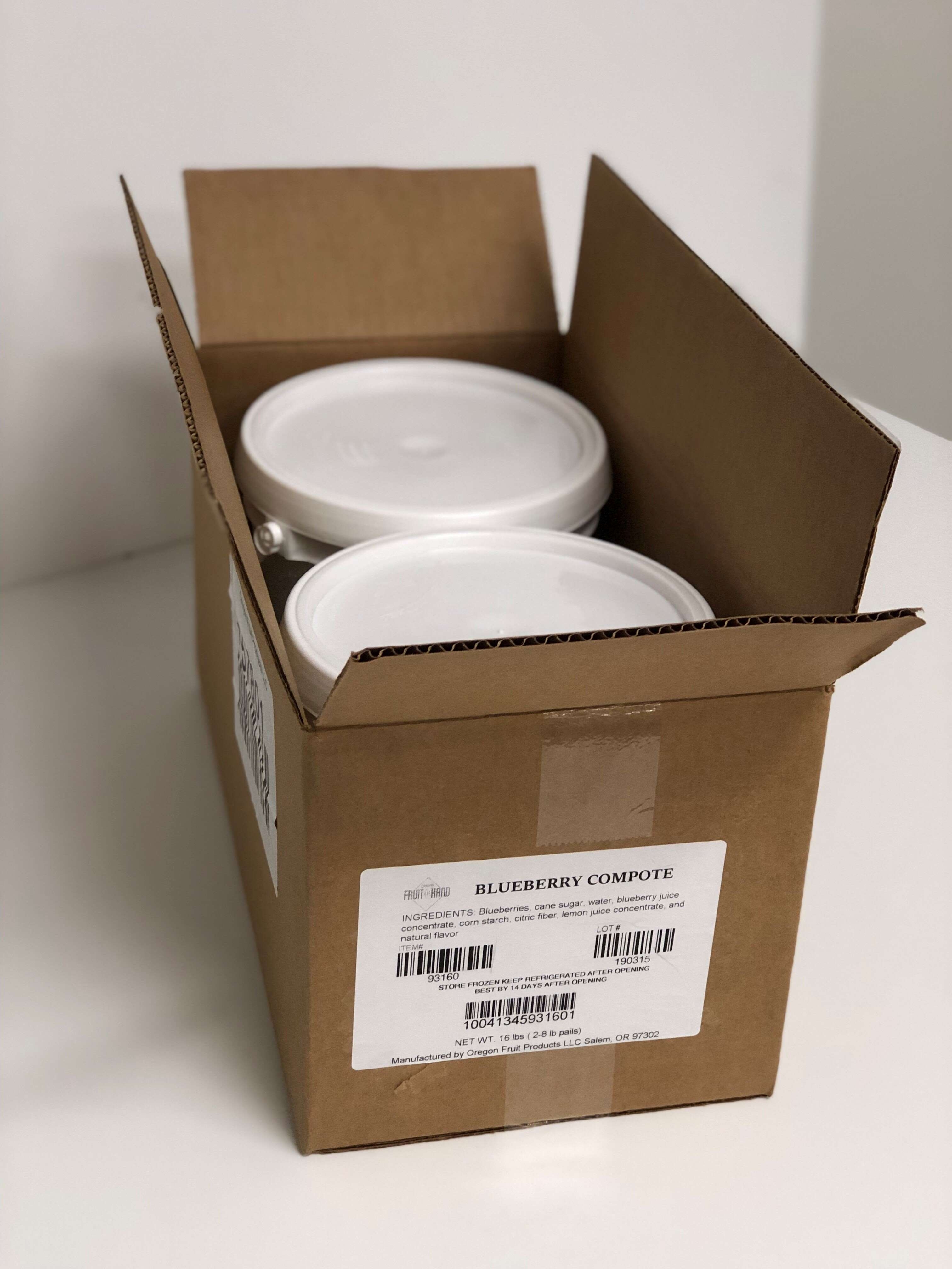 Fruit In Hand Blueberry Compote, 8 Pound -- 2 per case