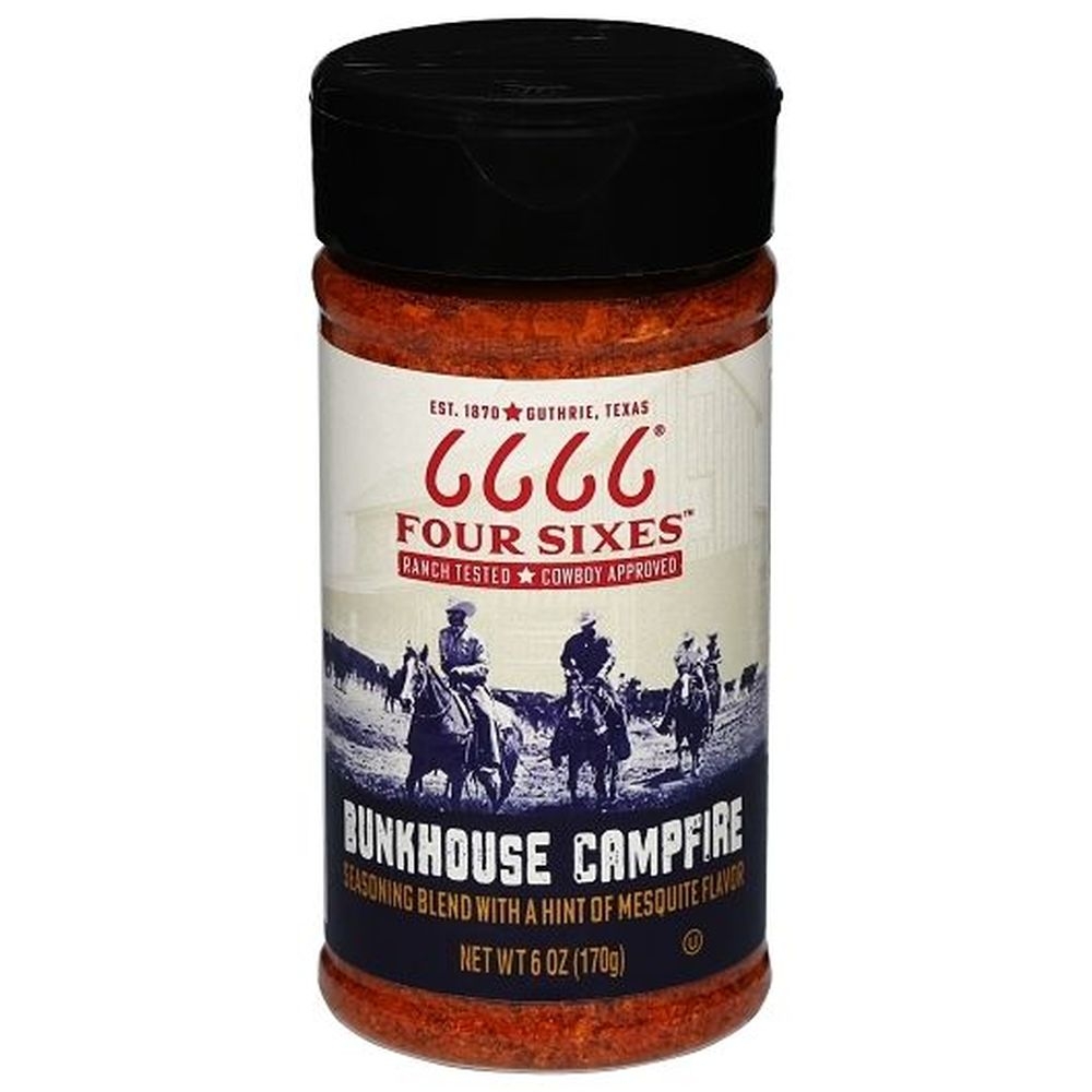 Four Sixes Ranch Bunkhouse Campfire Seasoning, 6 Ounce - 6 per case