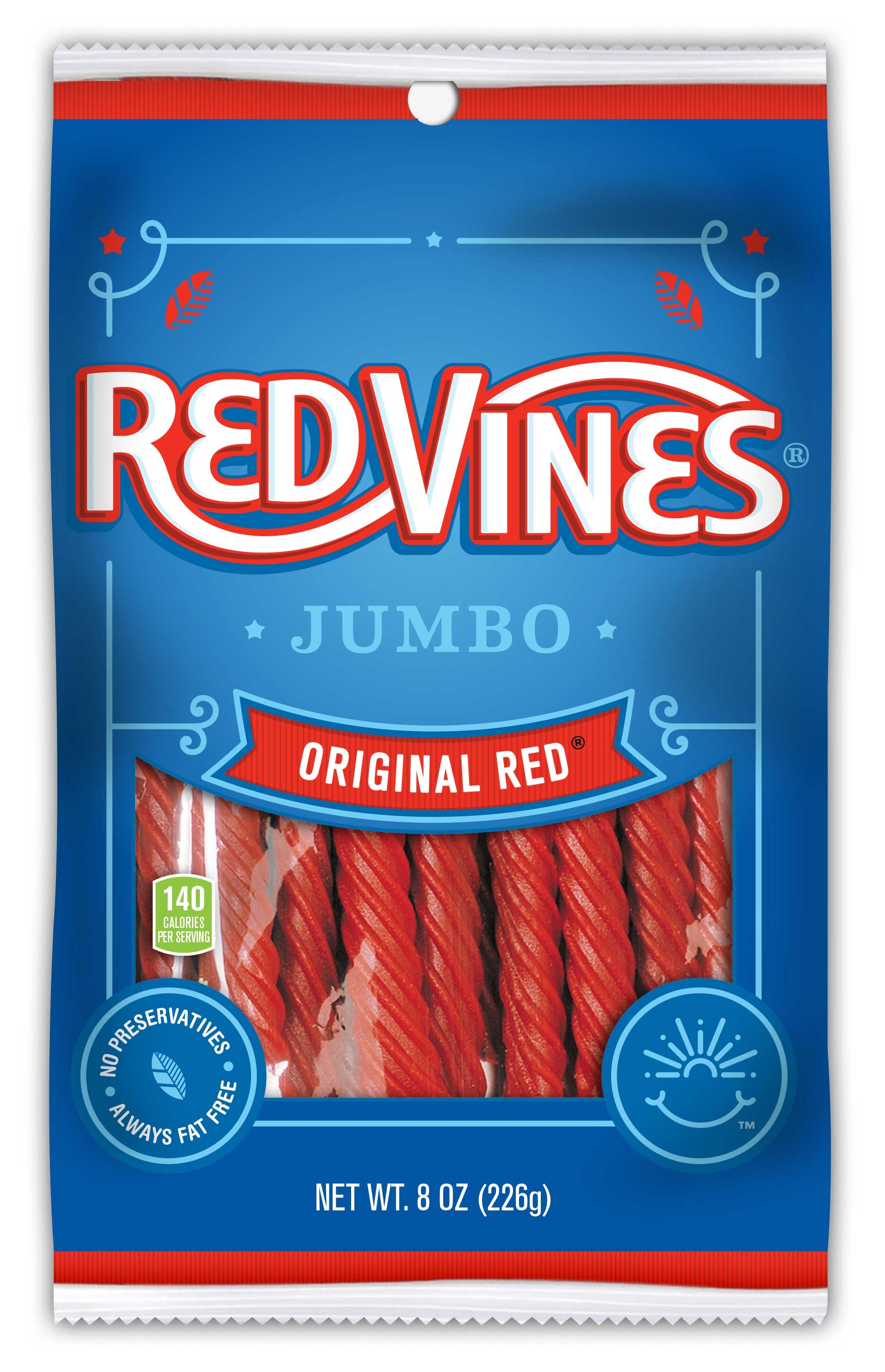 Red Vines Original Red Twists - 8 oz. bag, 12 per case